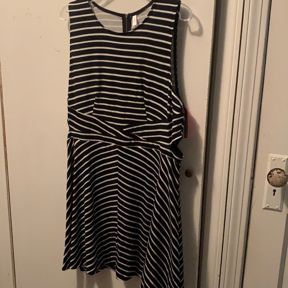 Black and white dress